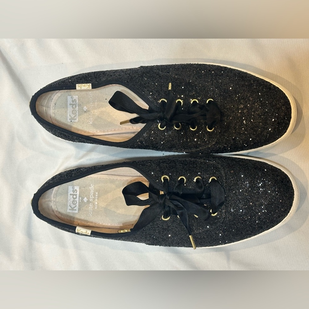 Keds x Kate Spade New York Women’s Glitter Sneakers in Black - Picture 11 of 11